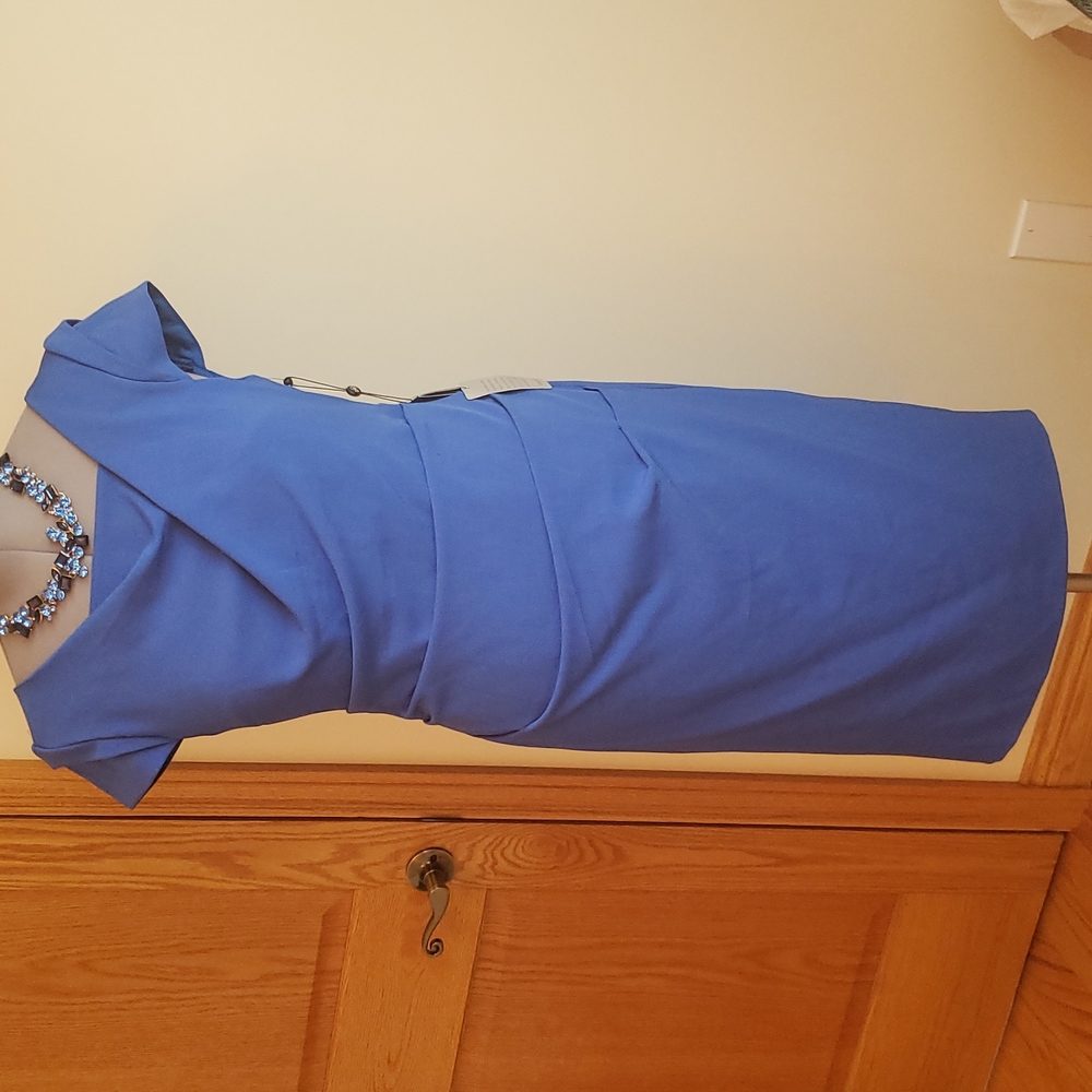 Adrianna Papell dress. Size 14. Blue.